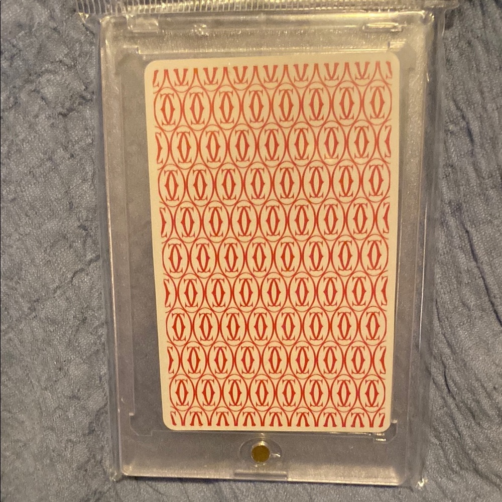 Cartier Playing Card